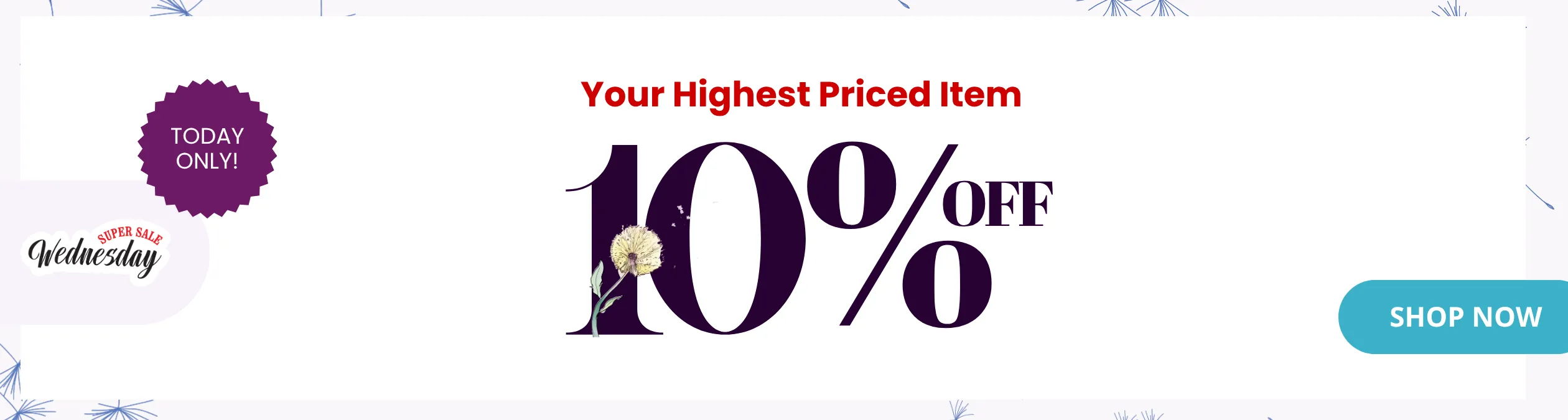 Super Sale Wednesday